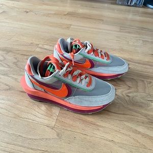 Nike x Sacai x Clot LDWaffle Sneakers